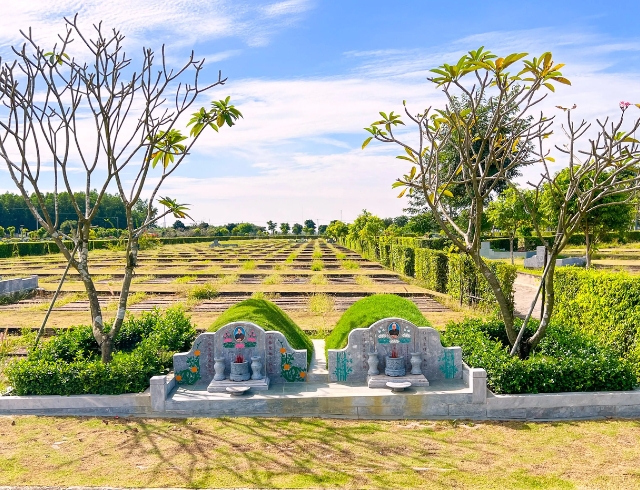 Khu mộ người Hoa xây dựng theo chuẩn phong thủy truyền thống