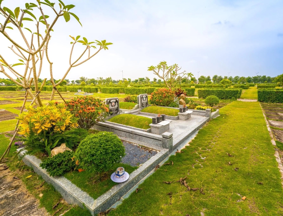 Mộ song thân cao cấp tại Sala Garden - mẫu 1